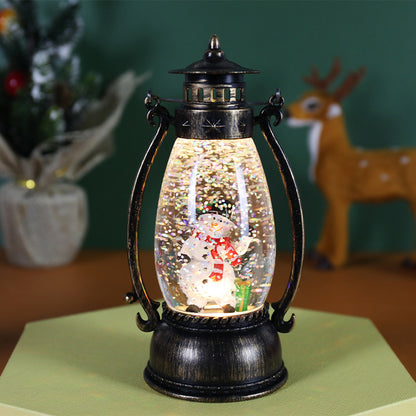 Christmas Clothes Crystal Ball Luminous Oil Lamp