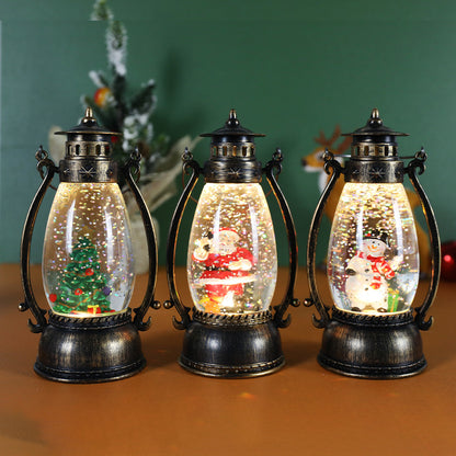 Christmas Clothes Crystal Ball Luminous Oil Lamp