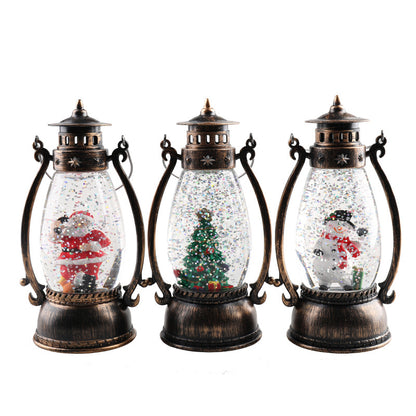 Christmas Clothes Crystal Ball Luminous Oil Lamp