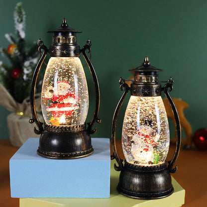Christmas Clothes Crystal Ball Luminous Oil Lamp